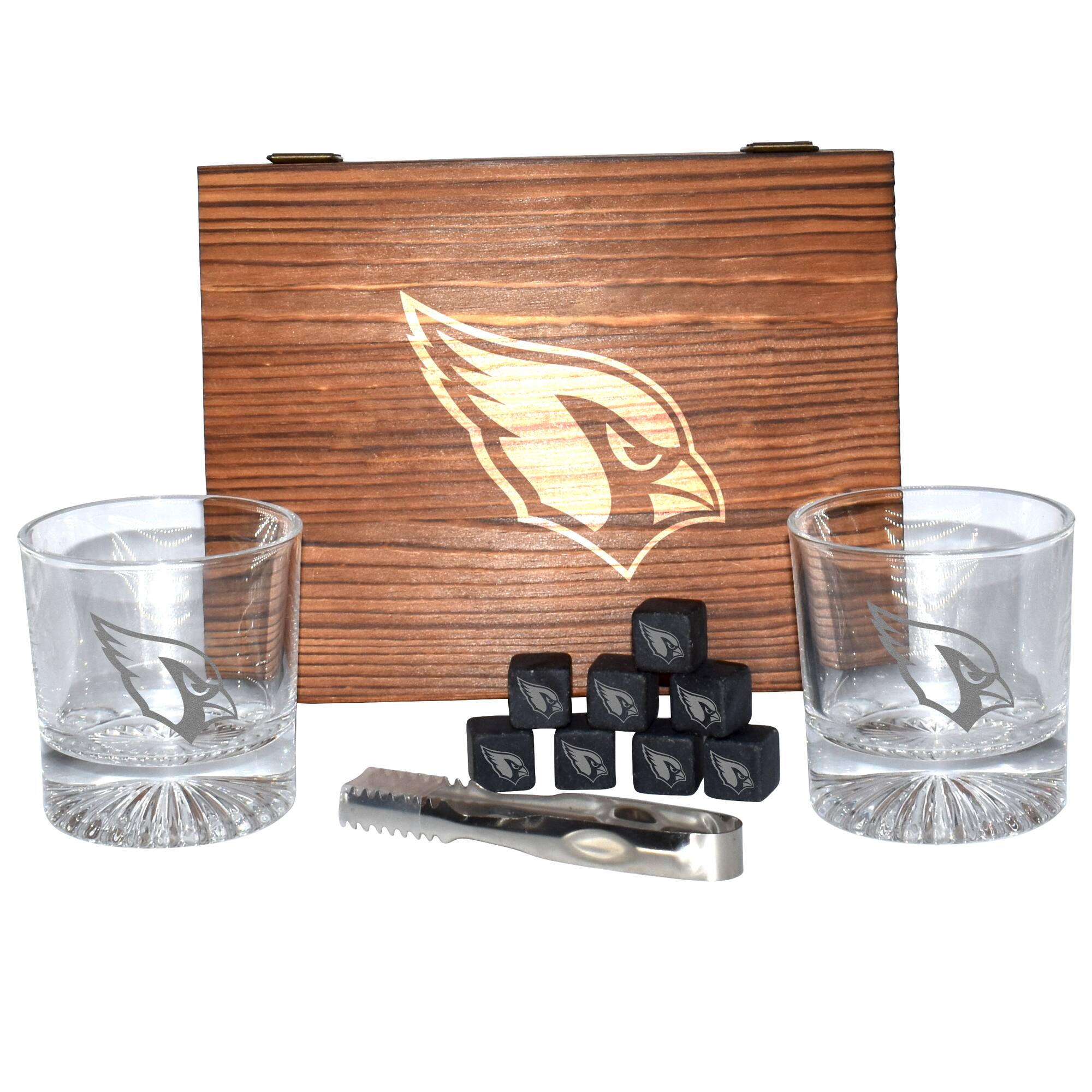 The Memory Company NFL Boxed Drinkware Set with Coasters